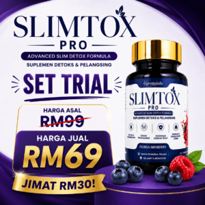 Pakej Set Trial Slimtox Pro 1Botol x 30pcs