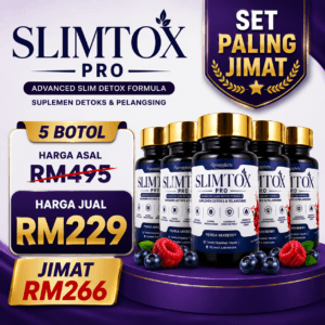 Pakej Paling Jimat Slimtox Pro 5Botol x 30pcs